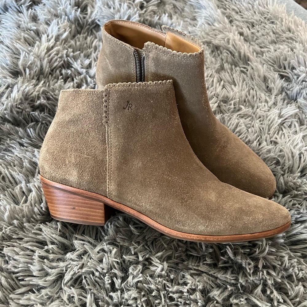 Jack rogers suede booties